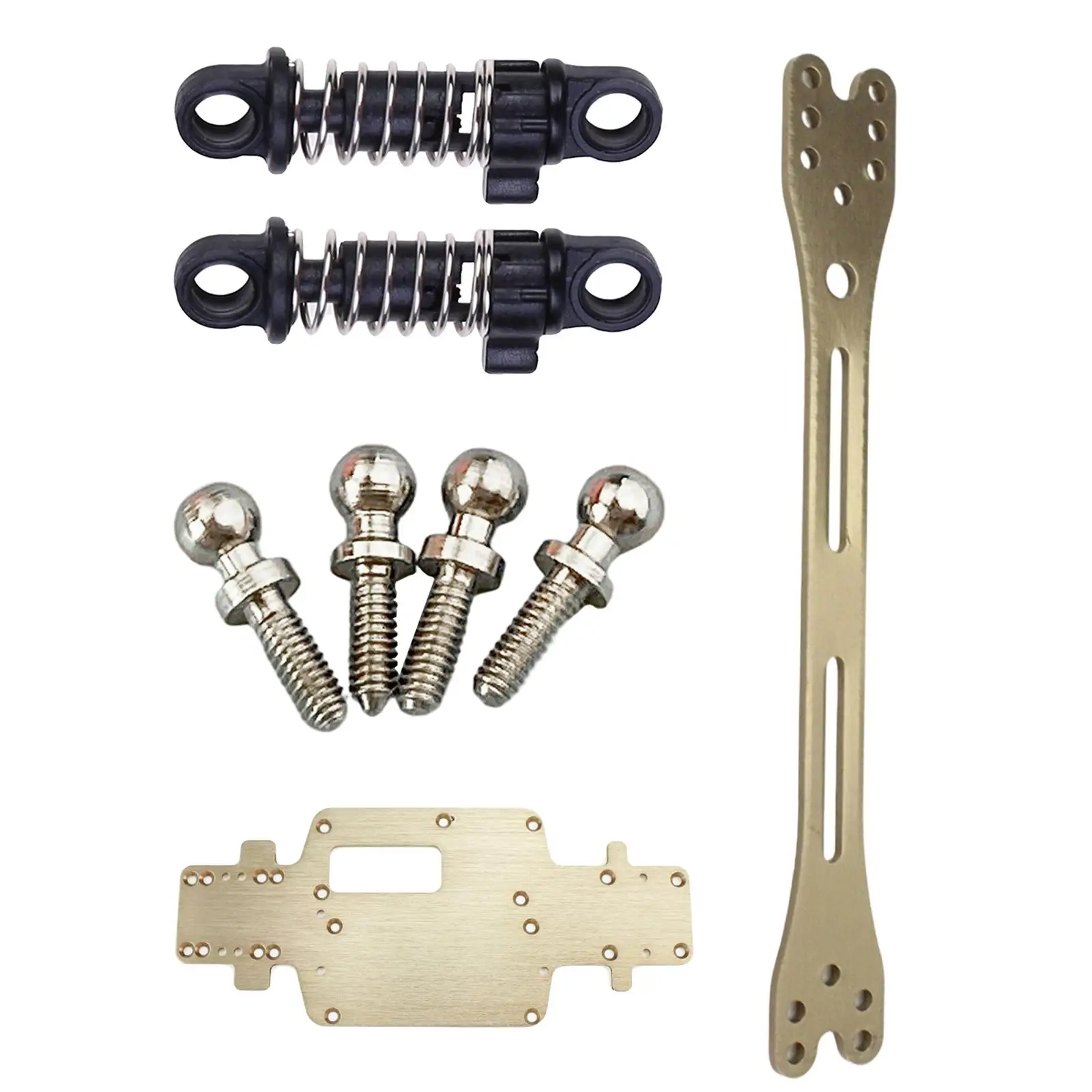 1:28 Accessory Set DIY Replacement Metal Upgrade Part for Wltoys K969 K979 K989 284131 K999 P929 RC Car