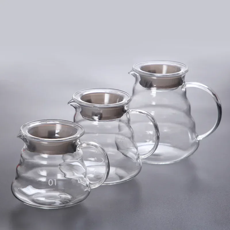 Carafe Drip 300ML/600ML/800ML Coffee Pot Pouring Cup Coffee Server Coffee Pot Brewery Barista Percolator