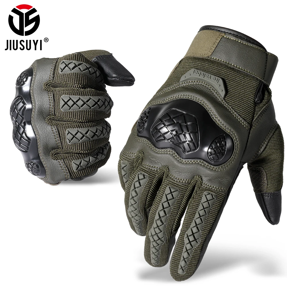 Tactical Touch Screen Full Finger Gloves Sports Combat Paintball Airsoft Hunting Shooting Cycling Anti-Skid Protective Gear Men