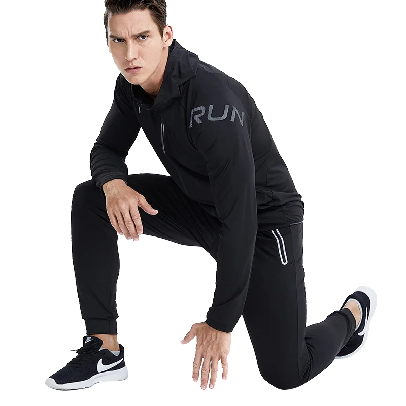 3 Pcs/Set Men\'s Tracksuit Gym Fitness Compression Sports Suit Clothes Running Jogging Sport Wear Exercise Workout Tights