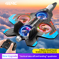 New V32 RC Plane 2.4G EPP RC Airplane Remote Control Aircraft Glider with Light 360° Flip Foam Drone Toy  for Boys Children