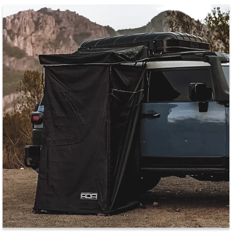 China Supplier Shower Tent Outdoor Lightweight Led Light Bar Camping Car Vehicle Shower Tent for Sale