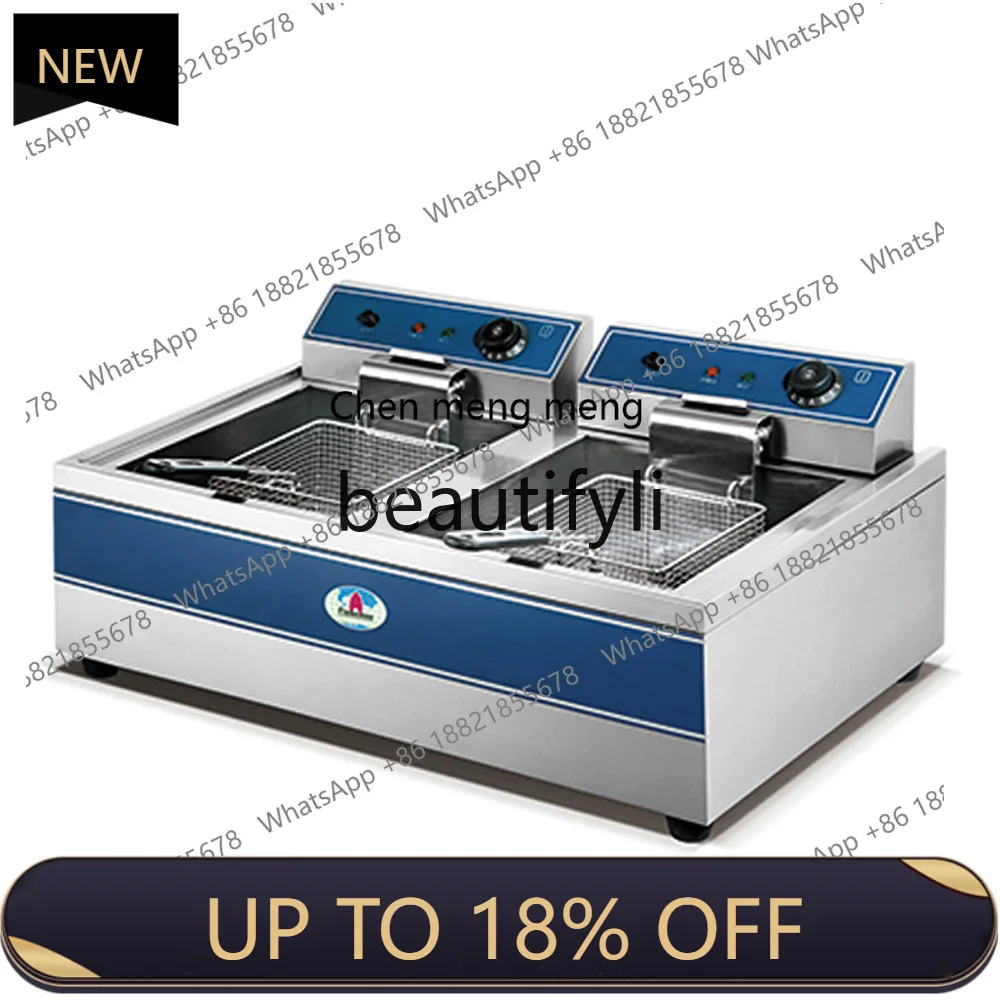 

Z189 Commercial, Fryer, Thickened Double-cylinder Snack Fryer, Electric Fryer