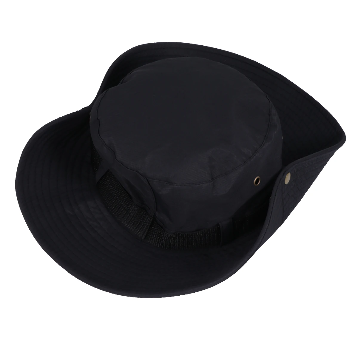 

Ladies Sun Hats UV Protecting Cap Outdoor Activities Lightweight Breathable Quick Drying Adjustable Chin Strap Black Fishing Hat