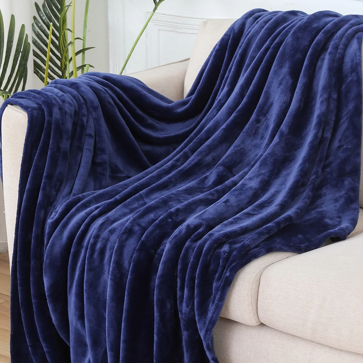 1pc Throw Blanket for Couch,Soft Fuzzy Fluffy Blanket for Bed and Sofa