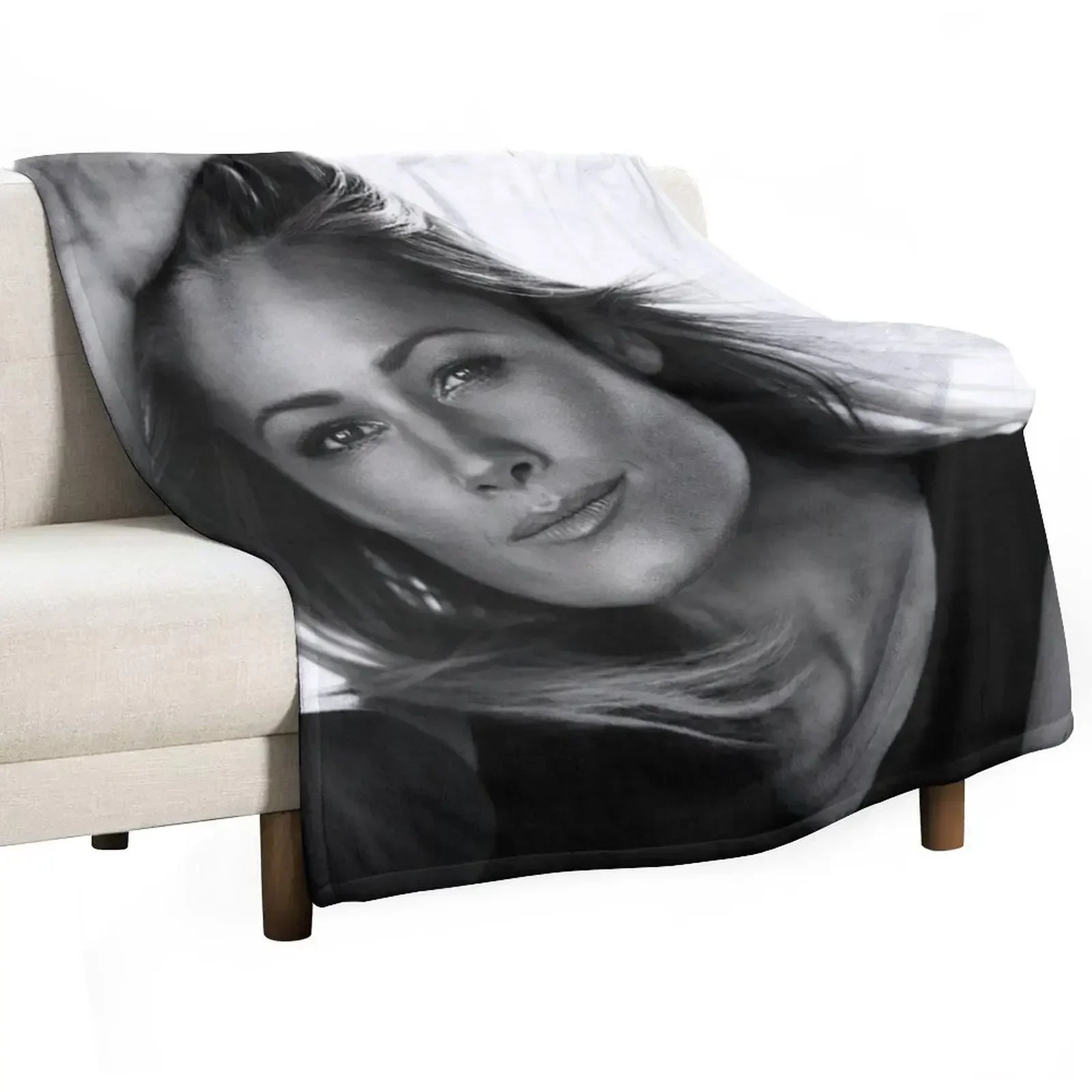 

Helene Fischer Schwarz Weiss Throw Blanket christmas decoration manga Blankets