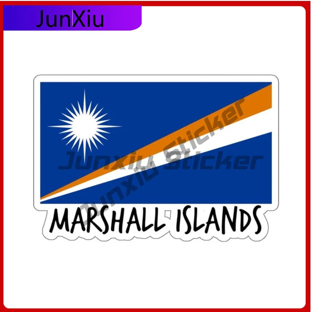 

Marshall Islands Flag Travel Sticker Waterproof Decal Accessories Travel Stickers Car Bicycle Skateboard Laptop Rv Camper Window