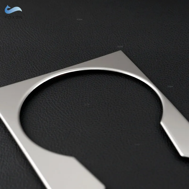 For Audi A4 B8 A5 2009 2010 2011 2012 2013 2014 2015 ABS Chrome Car Accessories Interior Water Cup Holder Trim Sticker Cover