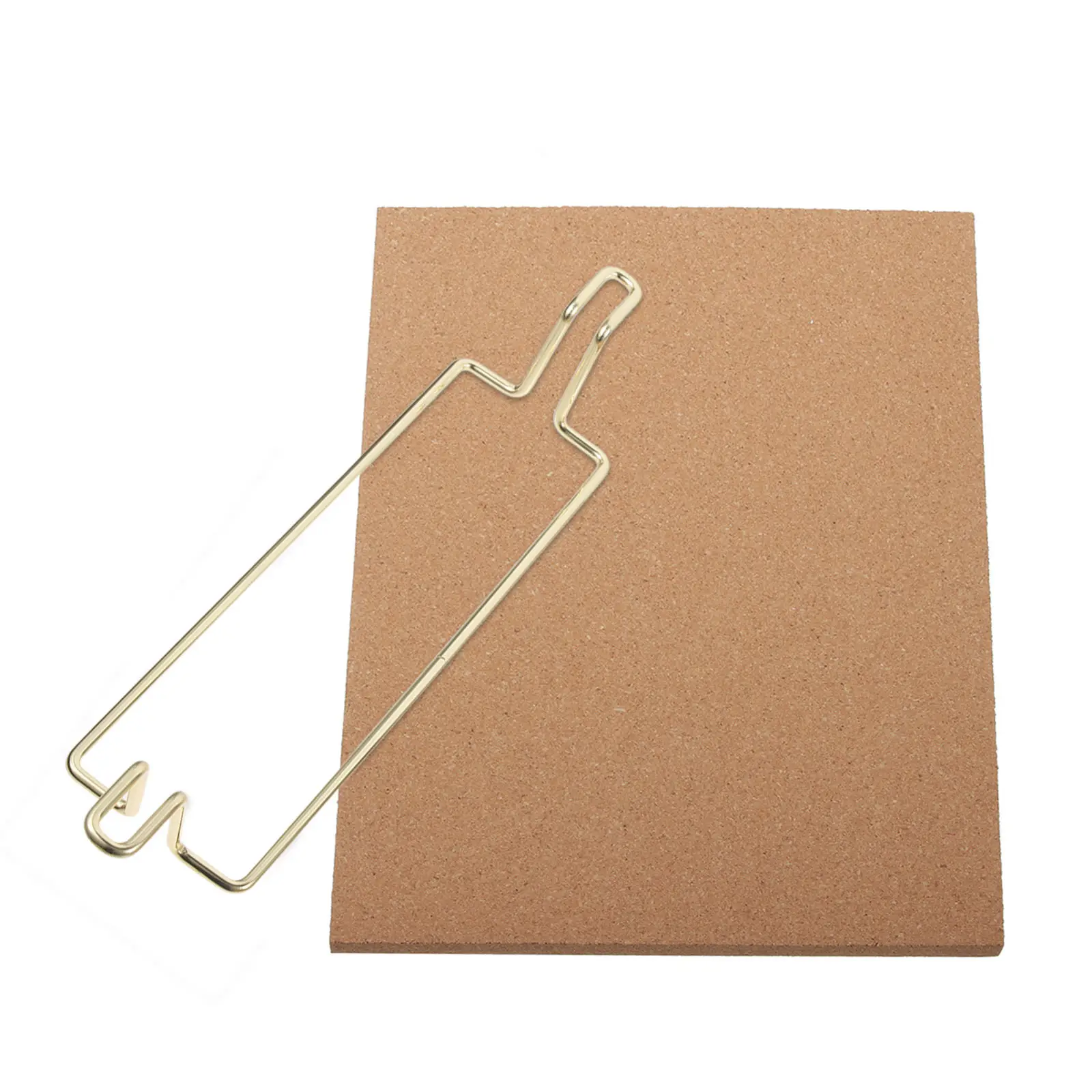 Desktop Cork Bulletin Board Metal Stand Minimalist Design Office Memo Note Display Small Corkboard for Desk Home Classroom