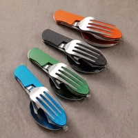 Multifunctional Camping Knife,Spork,Remove Folding Knife,Fork and spoon,Convenient Outdoor Tableware,Suitable for Camping
