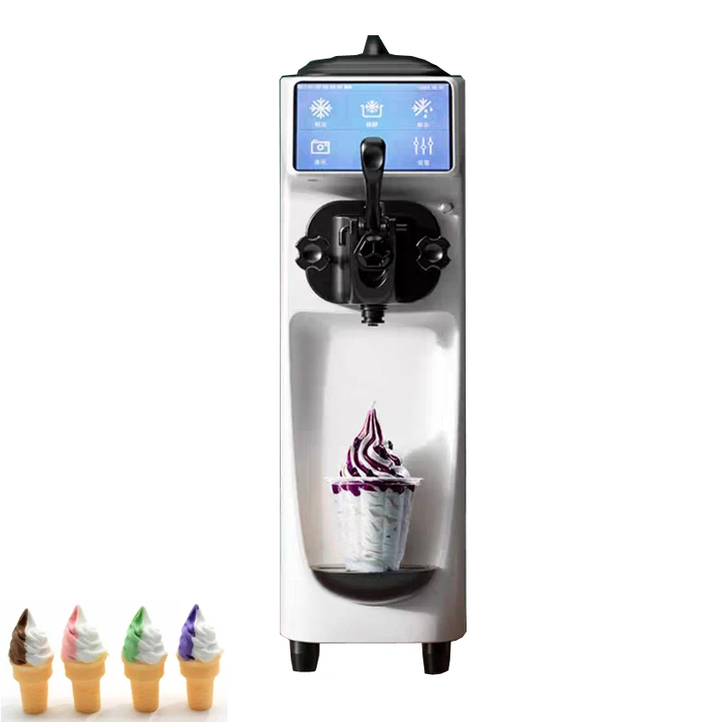 Soft Ice Cream Makers Commercial Ice Cream Making Machine Fully Automatic Ice Cream Vending Machine 220V 110V