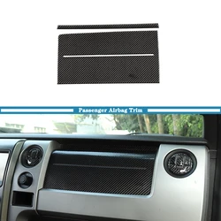 Copertura del pannello decorativo dell'airbag del passeggero Trim per Ford F150 F-150 2009 2010 2011 2012 2013 2014 accessori per auto in fibra di carbonio