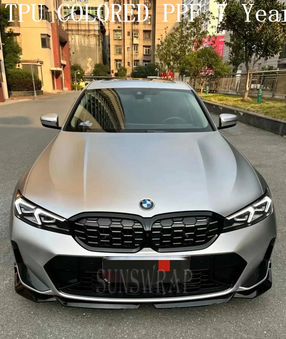 Alexandrite Silver Metallic TPU PPF - Color Shift Paint Protection Film for Luxury Cars & Yachts | Self-Healing 5x52ft/roll