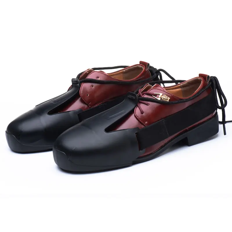 steel toe work safety shoes cover Anti-smashing portable Light Visitor Workplace(Mexico)
