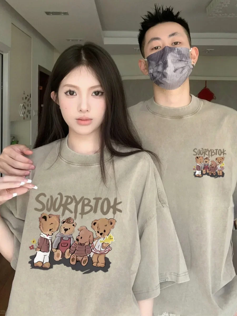 Honeymoon Couple Outfits Dating Couples Anniversary Gifts 한국인 후기 많은 옷 Neck Short Sleeve Shirt