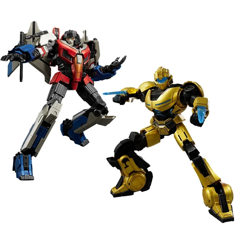 Animation Transcendence Origin Transformers Assembly Model Starscream Bumblebee Figure Toy Brick Man Ornament Gift Peripheral