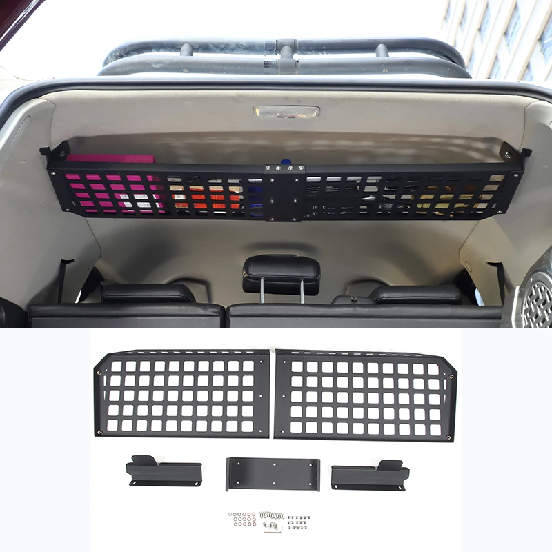 

Aluminum Alloy Car Rear Row Roof Luggage Storage Rack Expansion Organizer Shelf Accessories For Toyota FJ Cruiser 2007-2021