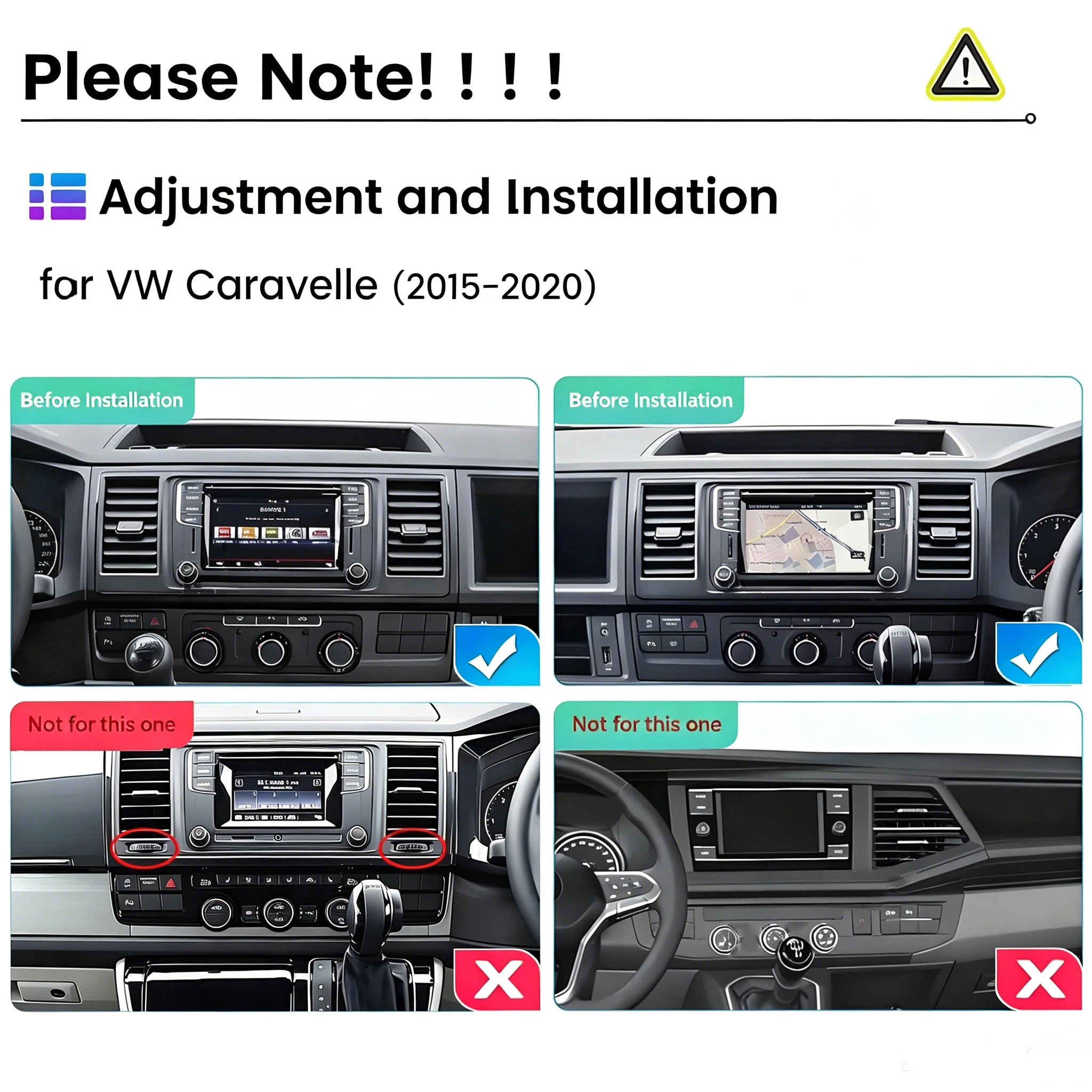 Radio de coche Junsun con CarPlay inalámbrico y Android Auto para VW Volkswagen Transporter T6 Caravelle Multivan T6.1 2015-2020, Android 15, GPS, reproductor multimedia, WiFi, 4G, BT, DSP, RDS, pantalla táctil IPS, autoradio, unidad principal, estilo OEM.
