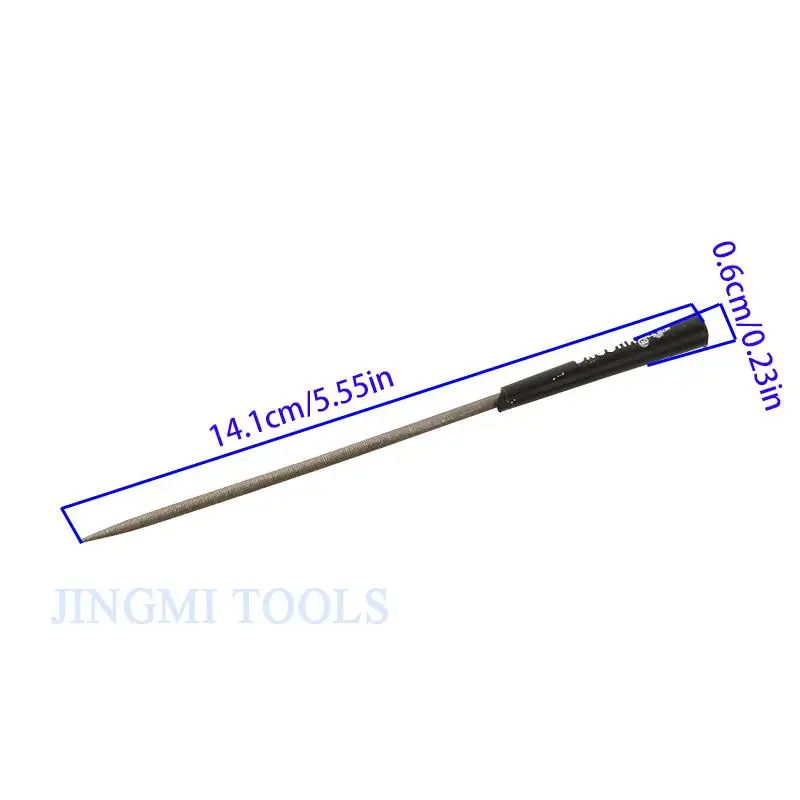 Picture 4: 10Pcs 3x140mm Needle File Set DIY Wood Rasp File Needle Jewelry Stone Polishing Carving Diamond File Handy Tools Ceramic Craft