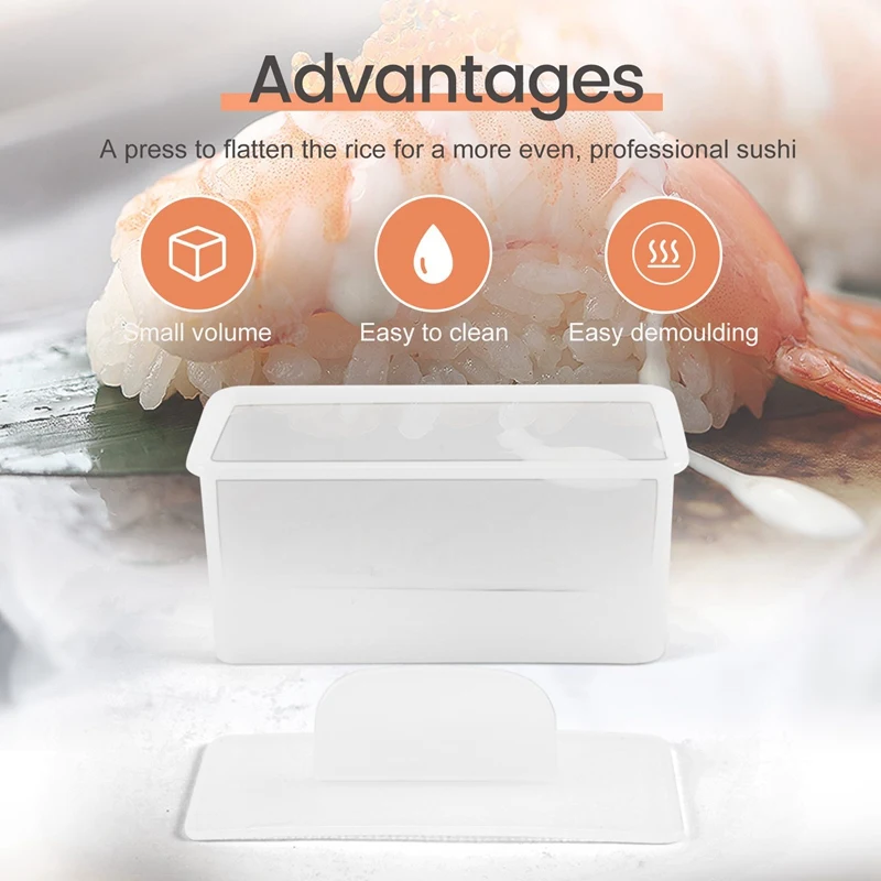 2 Pack Maker Press, stampo per Sushi Spam, Kit per Sushi antiaderente e Non tossico, crea il tuo Sushi a casa