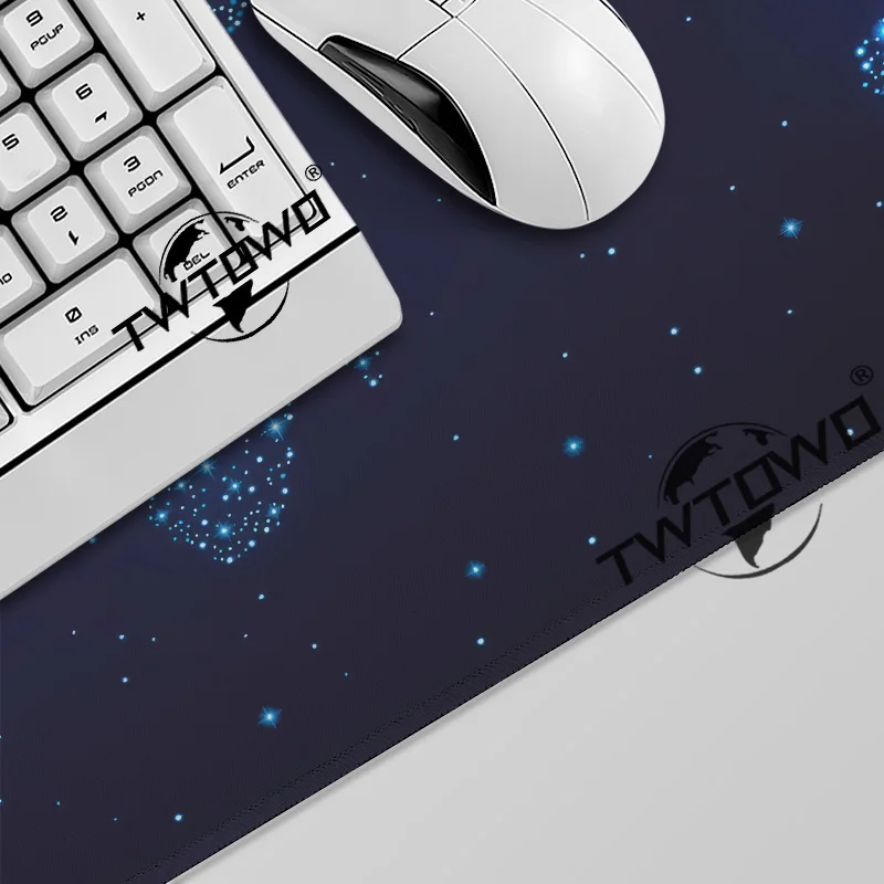 Mouse Pad Night Sky Galaxy Gamer XL Computer Large Custom Home Mousepad XXL Mouse Mat Natural Rubber Office Non-Slip Mice Pad