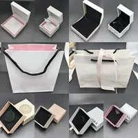 Accessories 2025 New Gift Box Ring Earrings Bracelet Necklace Beautiful Packaging Box Pandora Jewelry Box Tote Bag
