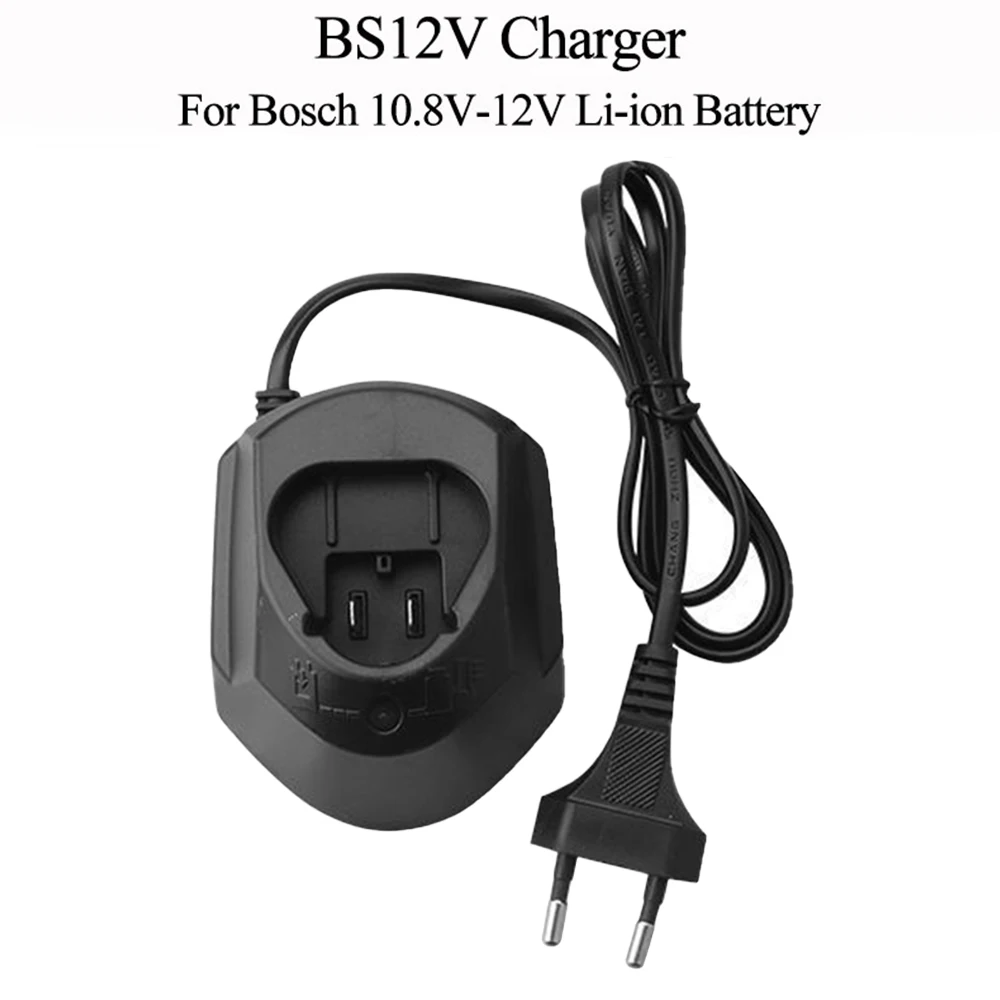 Li-ion Battery Charger with Indicator Light for Bosch 10.8V 12V Lithium-ion Battery Charger Support 110-240V For Power Tool Part
