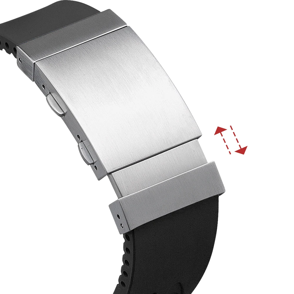 Custodia per orologio Apple in fibra di carbonio per Apple Watch Ultra 49mm accessorio Kit di modifica Deluxe con cinturino in fluorurbber