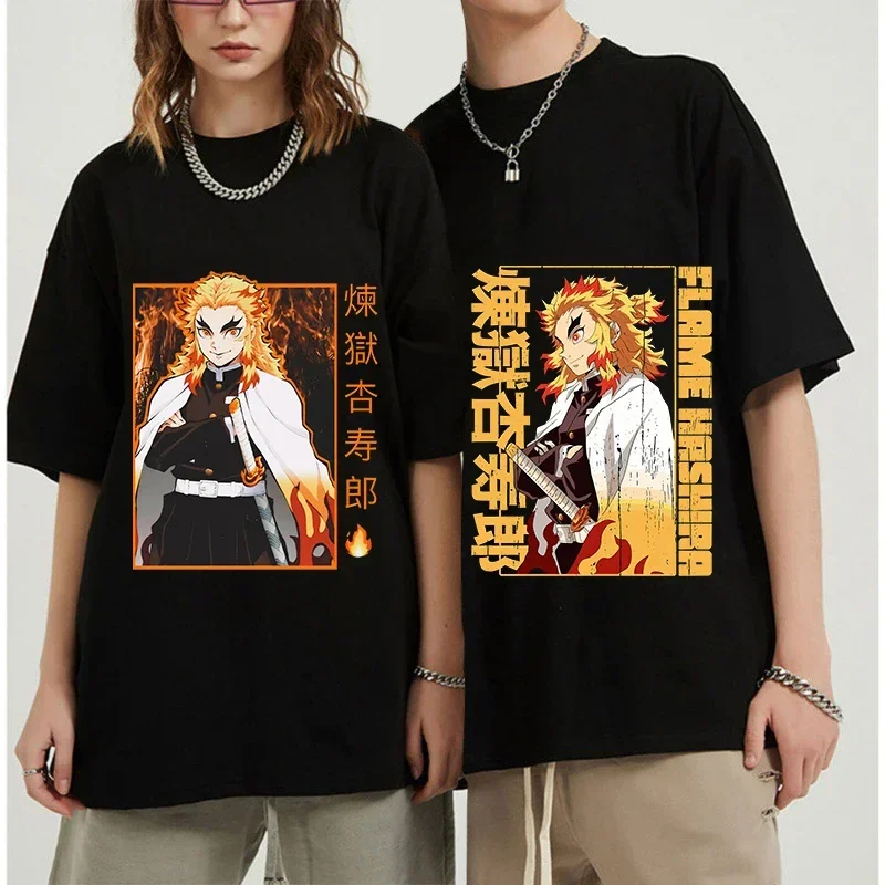 Japanese Anime Demon Slayer T Shirt Women Kimetsu No Yaiba Nezuko Tshirt Unisex Tanjirou Kamado Graphic Tee Shirt Female T-shirt