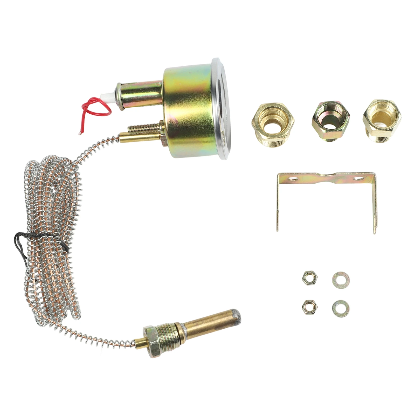 

Датчик температуры двигателя 52 мм, указатель температуры воды, 2 датчика 52 мм, точное измерение, механическое управление