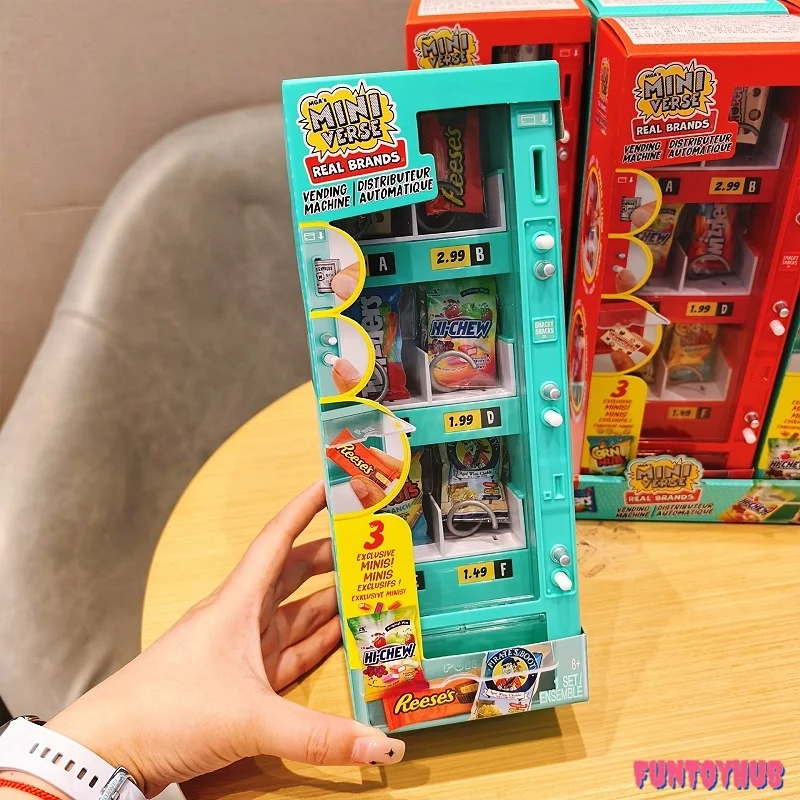 Miniverse Mini Vending Machine Toy, Mini Snack Miniature Playset, Collectible Tiny Food Dollhouse Decor, Kids Mystery Box Gifts view 4