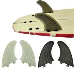 UPSURF FCS 1 Twin Fins Stabilizer Quilhas 2pcs Side Fins Double Tab aletas Honeycomb Surf Fins Surfboard Fins Side Twin Surf Fin