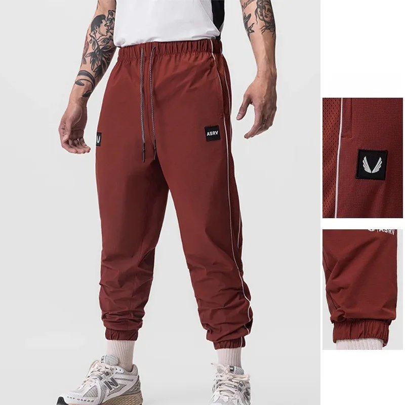 

Men's Summer Breathable Joggers Stretch Gym Pants Quick Dry Loose Streetwear Trousers Running Basketball‌ Fitness Sweatpants