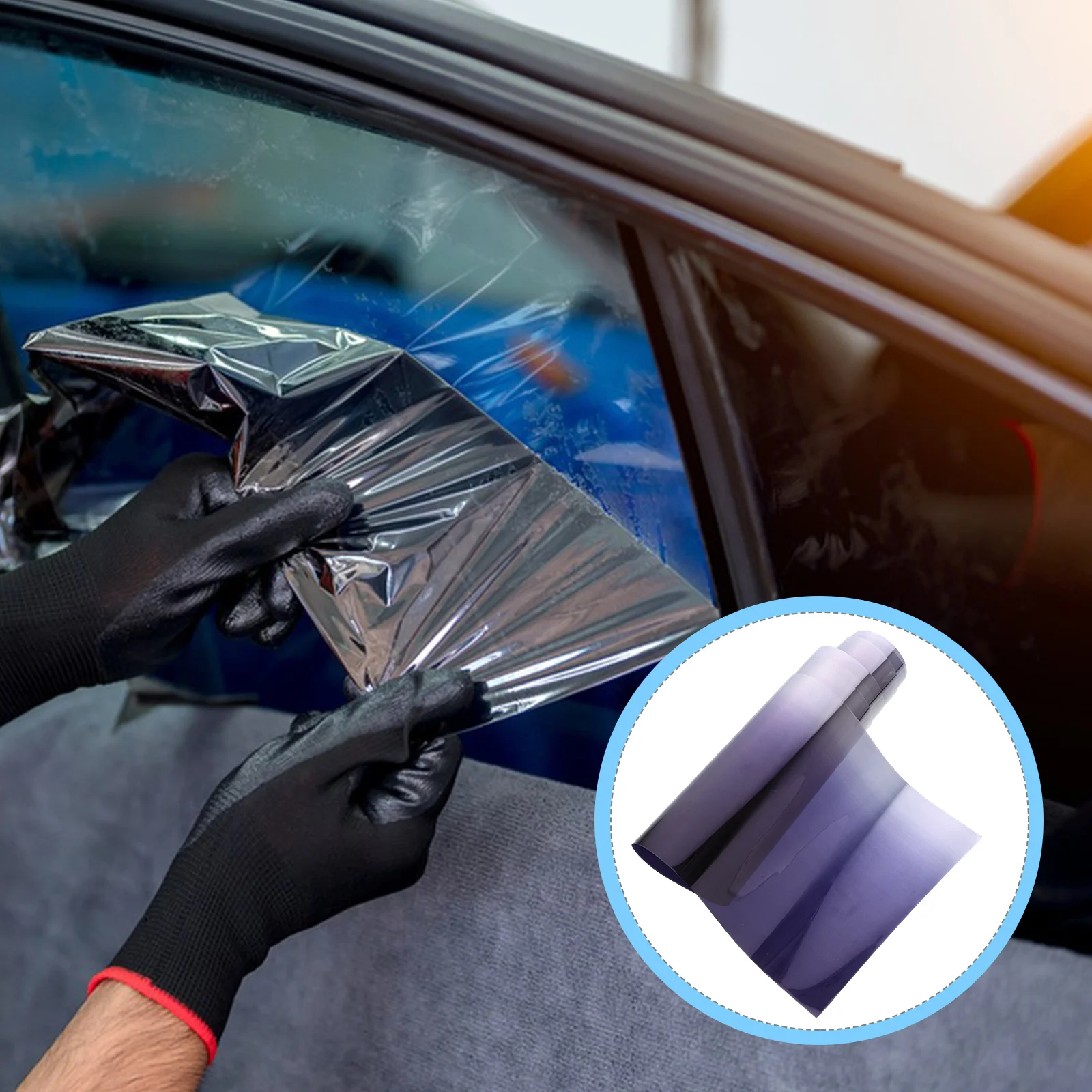 Membrane Window Film Practical Heat-insulating Stickers Reflective Car Tint Films Dyed