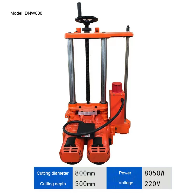 1000MM Concrete Wall Cutting Machine Wall Slotting Guide Rail Type High Efficiency Wall Cutting Machine