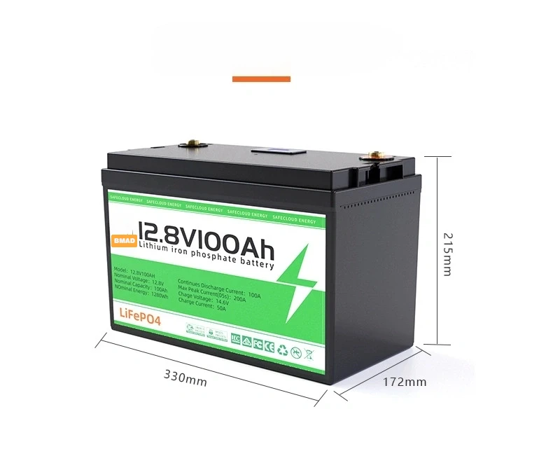 LiFePO4 Battery 12V 50Ah 100Ah Lithium Battery 24V Lead To Lithium Energy Storage RV Lithium Iron Phosphate Battery