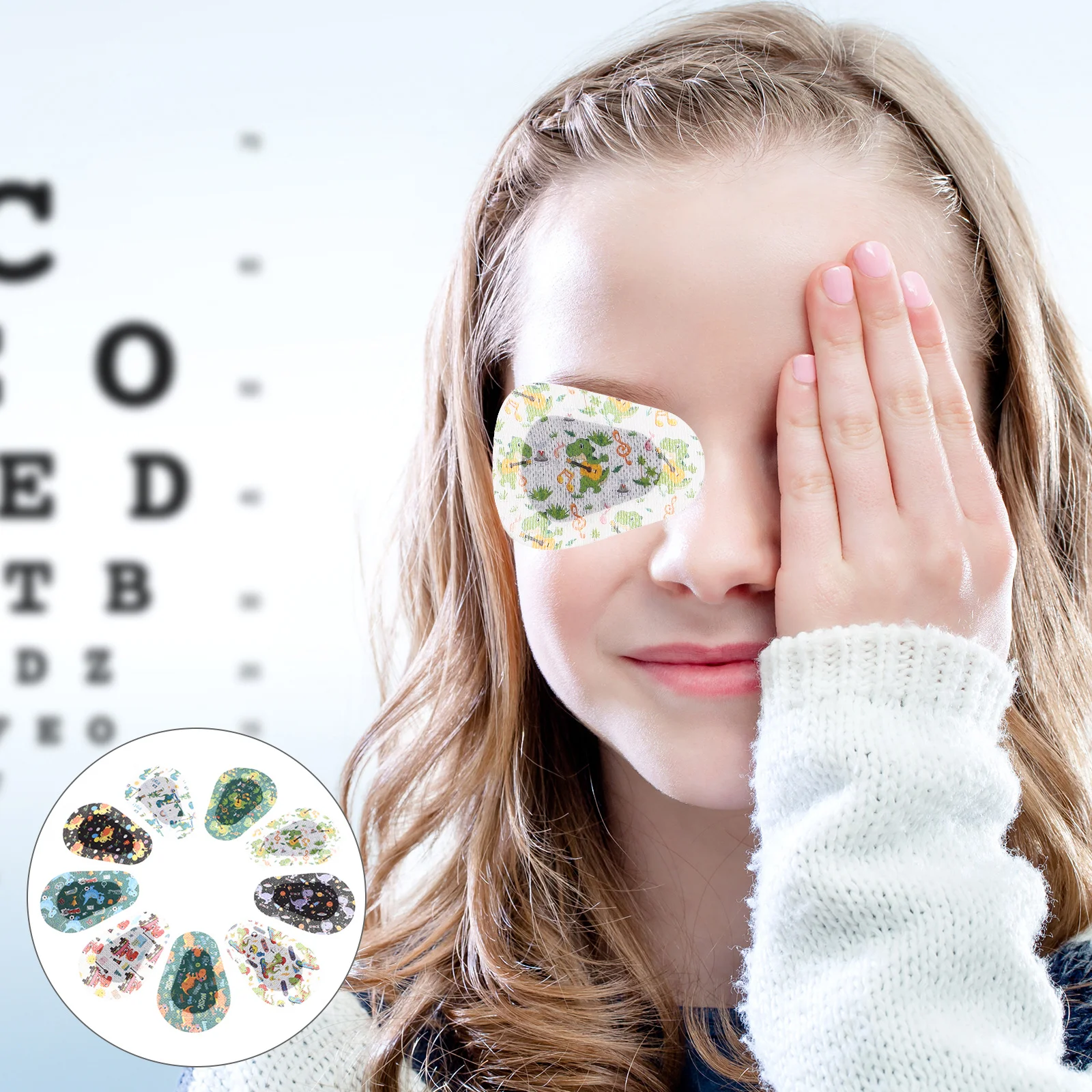 

18 шт. детские патчи для глаз, детские мягкие удобные нашивки для очков для коррекции косоглаза для детей