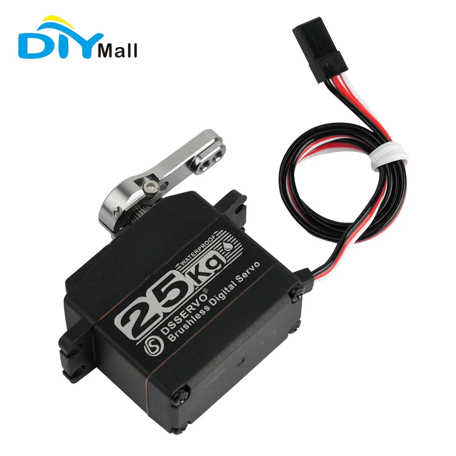 

25KG Digital Servo Brushless Motor Semi-Metal Single Axis Waterproof 8.4V WITH Bracket AND 25T Rocker Arm