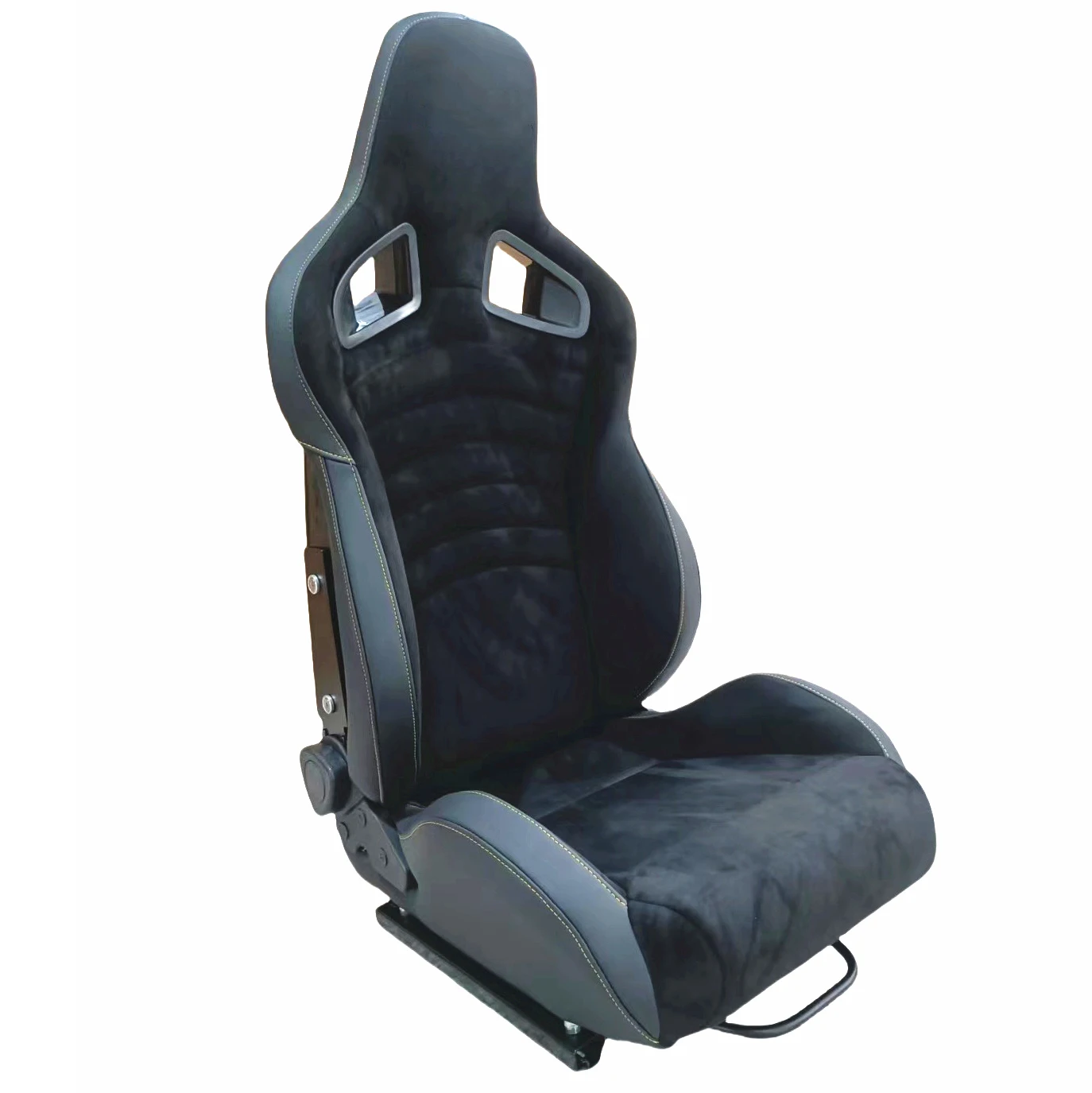

JIABEIR 1039R Universal Slider Black Suede Fiberglass Back Bucket Racing Seats