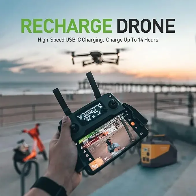 محطة طاقة محمولة 500 وات 618 وات في الساعة بطارية ليثيوم احتياطية، مولدات شمسية خارجية للتخييم والسفر والتعتيم في حالات الطوارئ #5