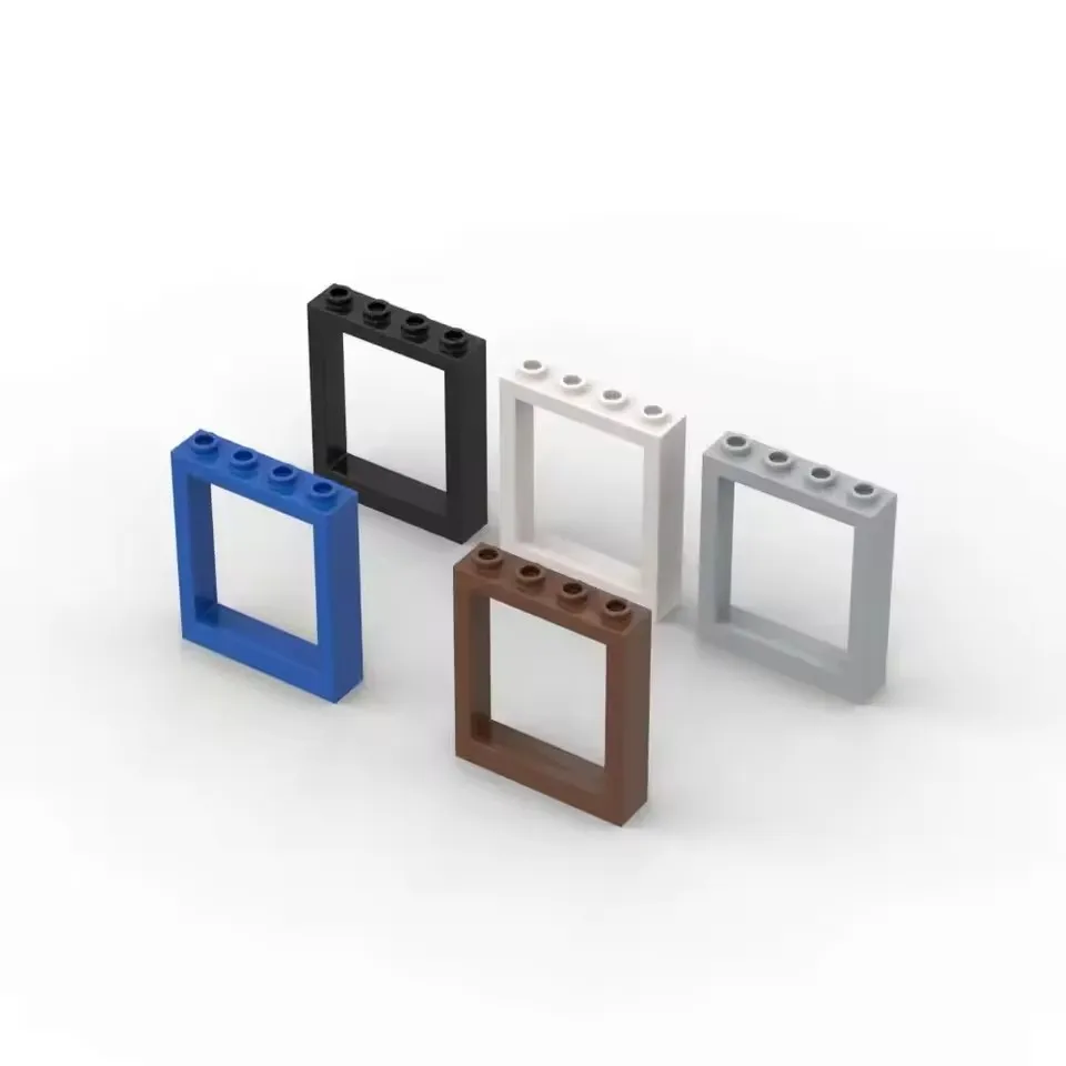 Gobricks Building Blocks GDS-765 FRAME Window 1X4X4 - 1x4x4 compatibile con lego 6154 Tecnico educativo fai da te per bambini