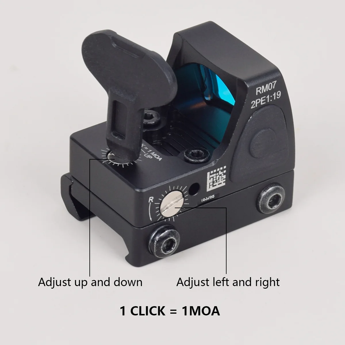 التكتيكية الادسنس المعادن النايلون RM ريد دوت نطاق البصر 2.5 MOA 20 مللي متر السكك الحديدية KSA KWC G17 G19 جبل الصيد المجسم Riflescope
