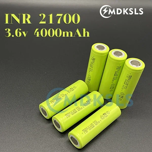 Nuevo 21700 3,6 V 3000-4000mah cargador de batería recargable 10C descarga destornillador eléctrico herramienta batería farola Solar