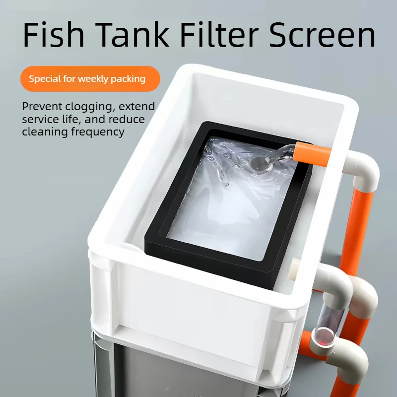 Aquarium-Filtergitter Bodentrennwand Fischabfall-Trennungsnetz Filtermaschengewebe für Umlaufbehälter Aquarium-Filtrationszubehör