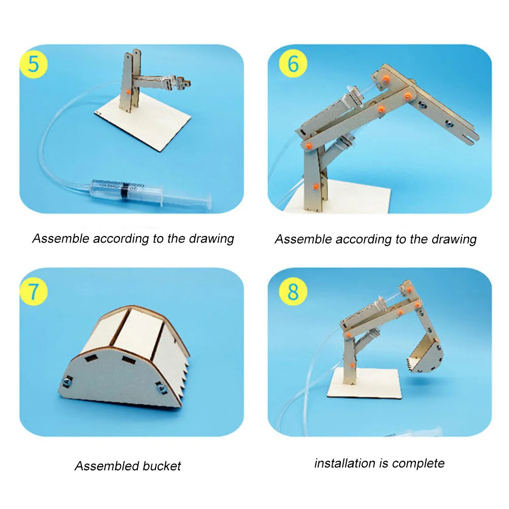 Naaldbuis Graafmachine Diy Educatief Fysica Experiment Speelgoed Cadeau Voor Kinderen Leren Laboratorium Speelgoed Kinderen Diy Assembleren