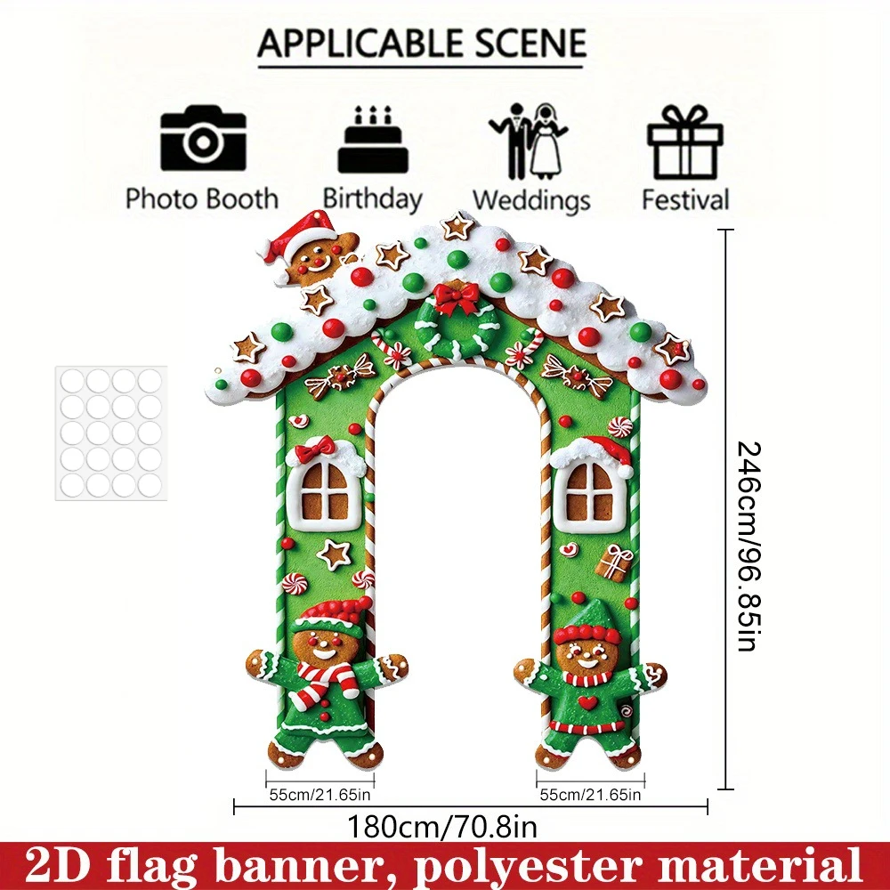 2D FLAT 1Pc Gingerbread House  - огляд і ціна Home Fragrance Gingerbread