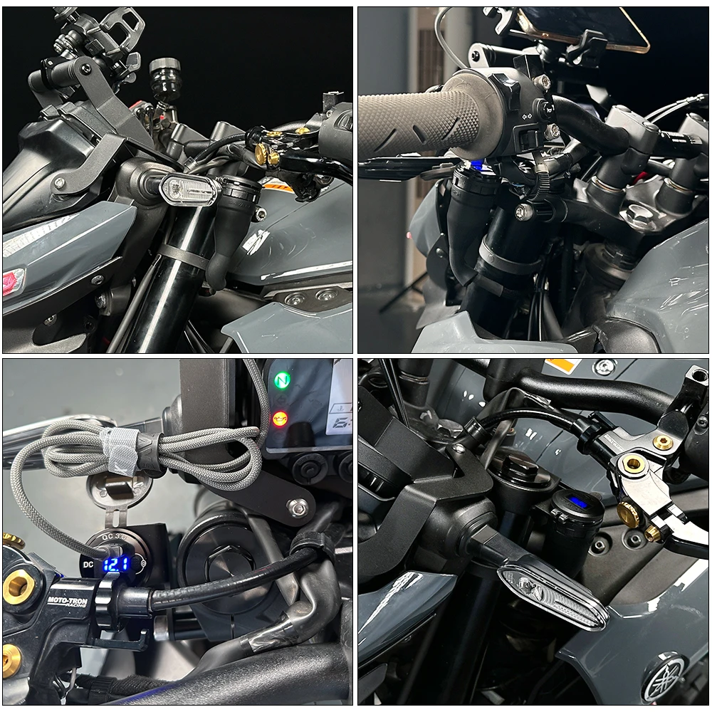 For YAMAHA MT03 MT25 2021-2024 Motorcycle QC3.0 USB Charger 12V For YAMAHA MT03 MT25 2021-2024 Motorcycle QC3.0 USB Charger 12V