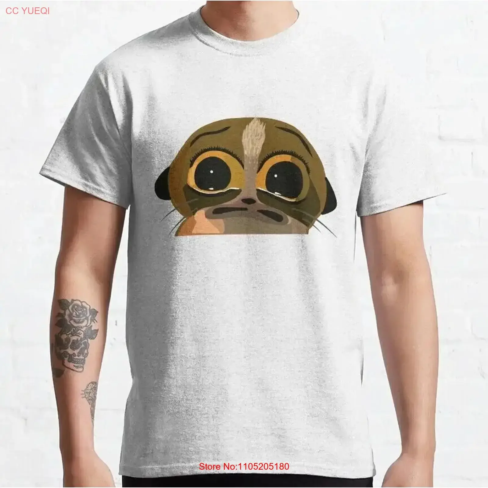 New Limited Funny Crying Mort Meme Madagascar Classic T Shirt vintage Washed Versatile Soft homme fashion Top For Everyday Wear