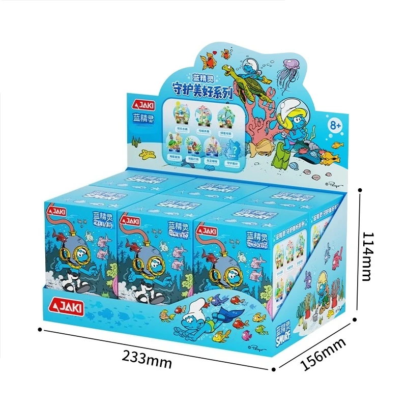 Blue Elf Bouwstenen Bewaken De Mooie Onderwaterwereld Construct Blind Dozen Kinderpuzzel Speelgoed Kerstcadeaus