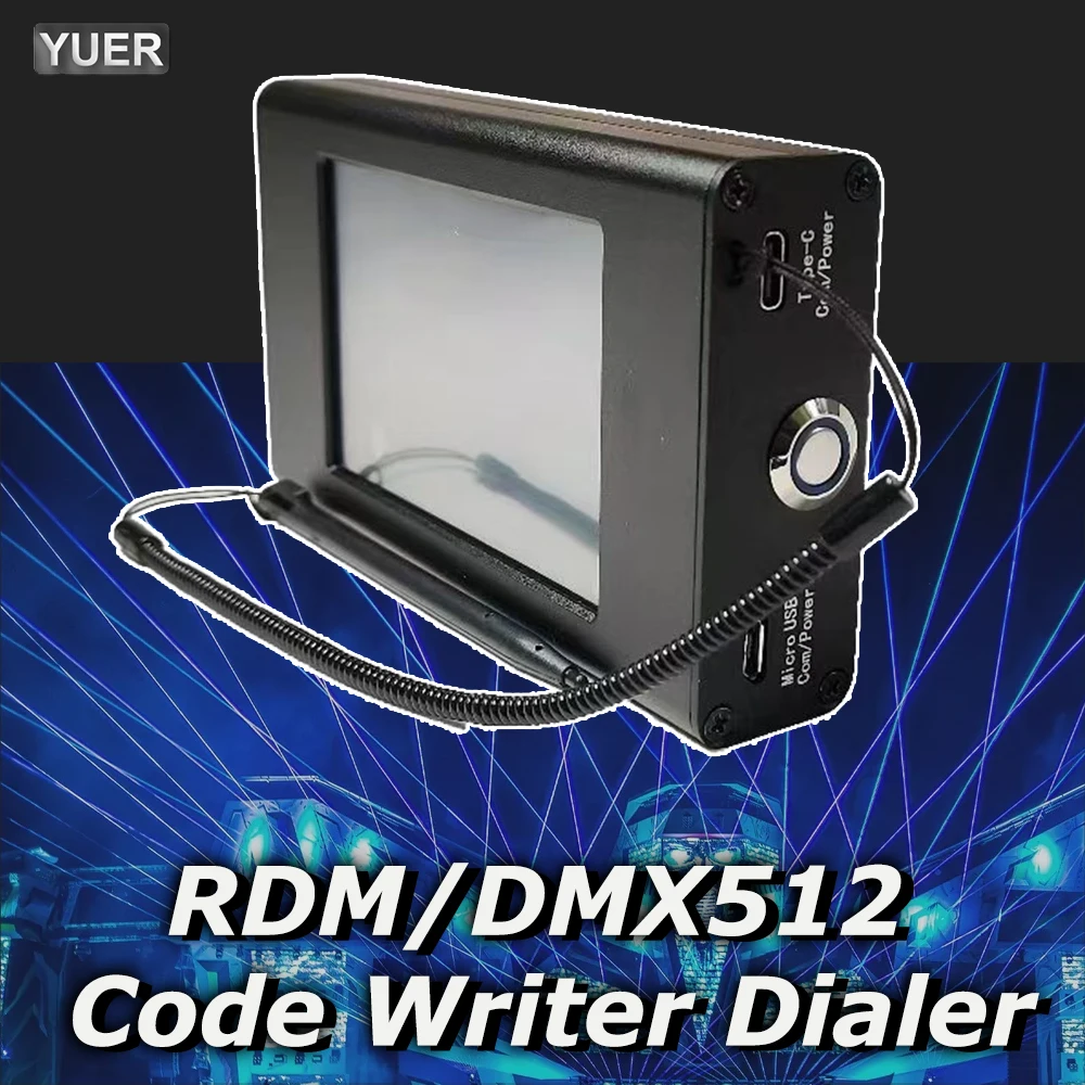 Touch DMX Addresser RDM/DMX512 Code Writer Encoder Dialer Stage Lighting Engineering Construction and Testing Assistant